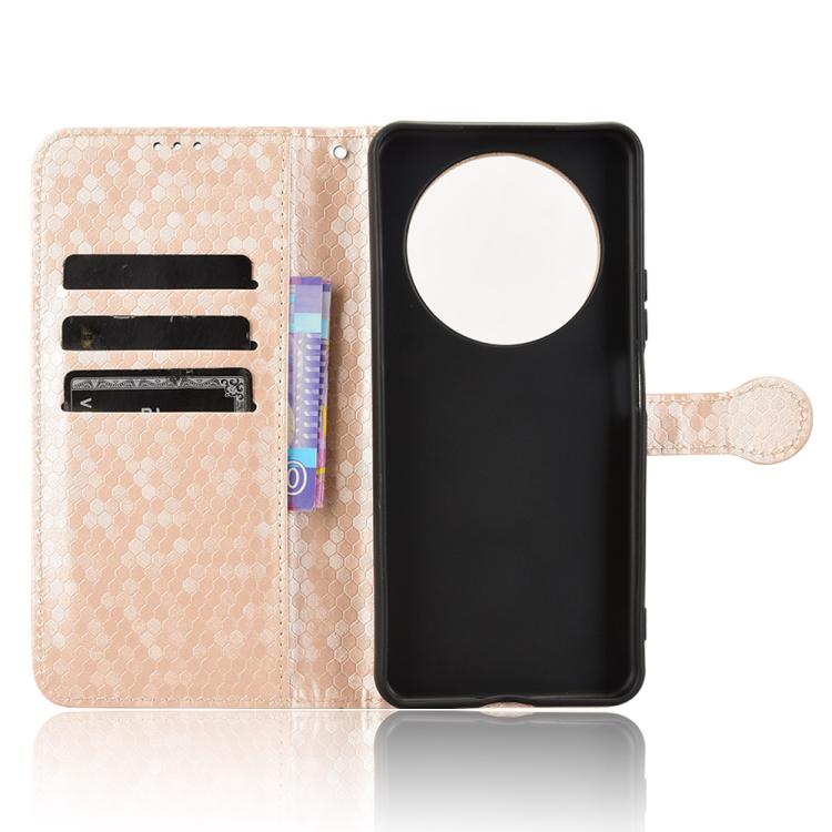 For Honor X9c Smart / X60 5G Honeycomb Dot Texture Leather Phone Case