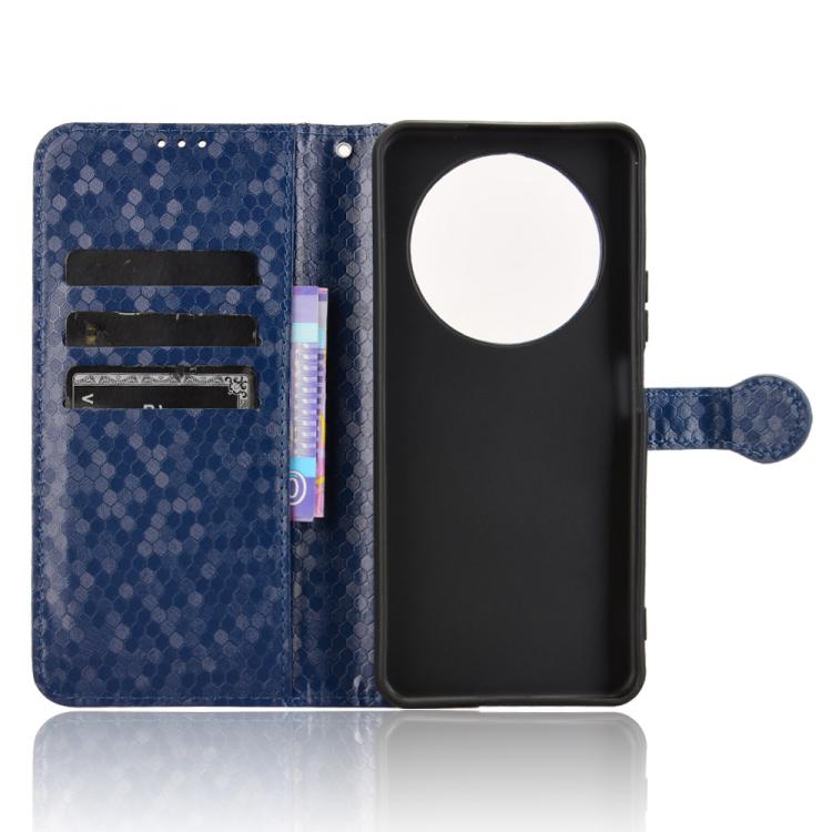 For Honor X9c Smart / X60 5G Honeycomb Dot Texture Leather Phone Case