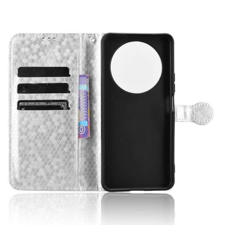 For Honor X9c Smart / X60 5G Honeycomb Dot Texture Leather Phone Case