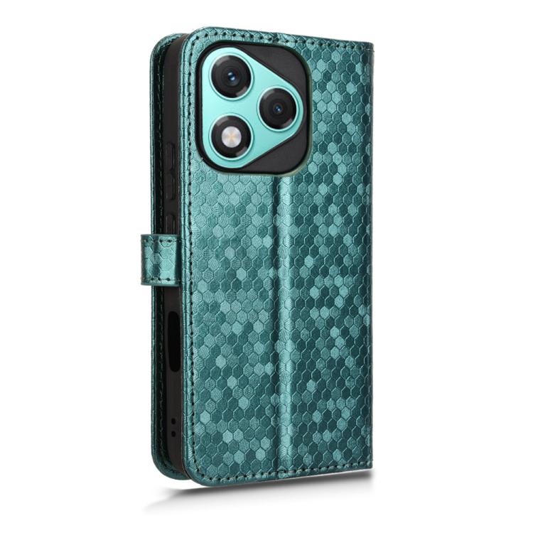 For Honor 400 Lite Global Honeycomb Dot Texture Leather Phone Case