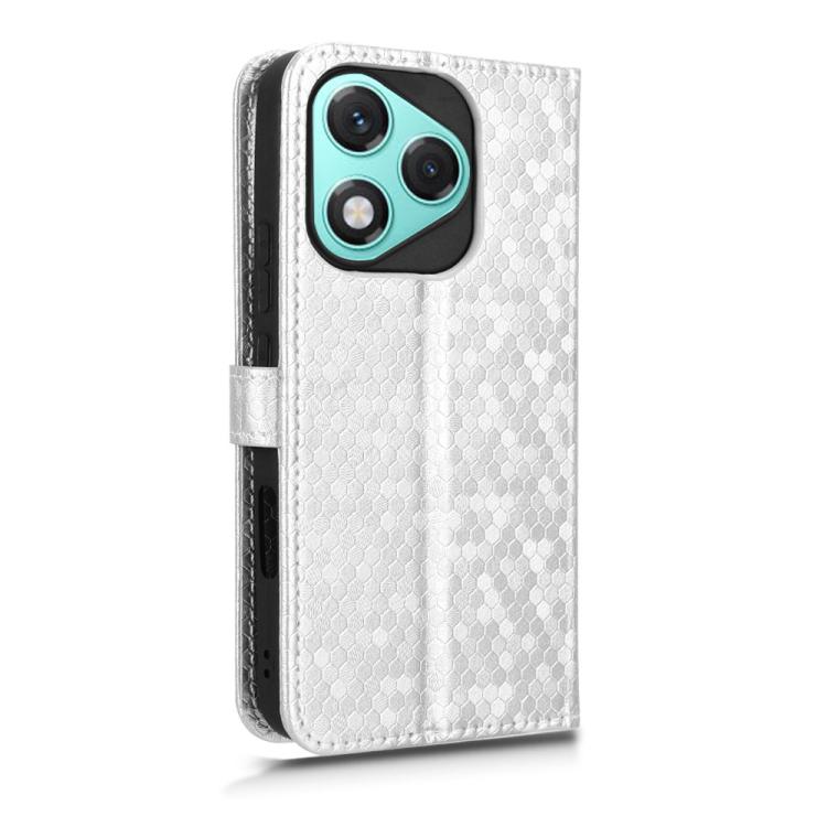 For Honor 400 Lite Global Honeycomb Dot Texture Leather Phone Case