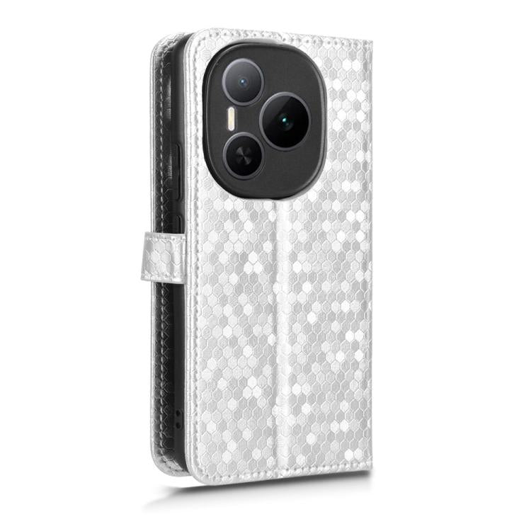 For Honor Power 5G Honeycomb Dot Texture Leather Phone Case