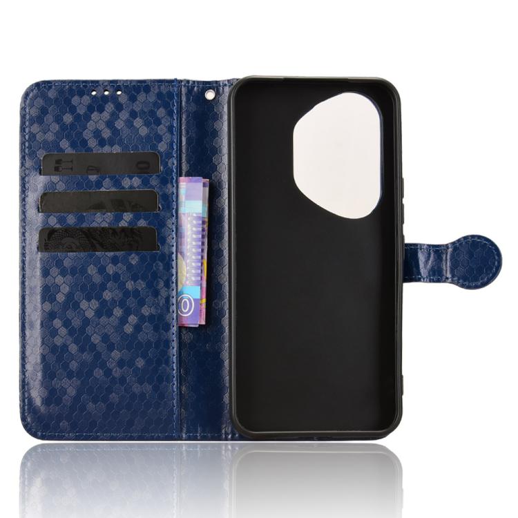 For Honor 400 Pro Global 160.8mm Honeycomb Dot Texture Leather Phone Case