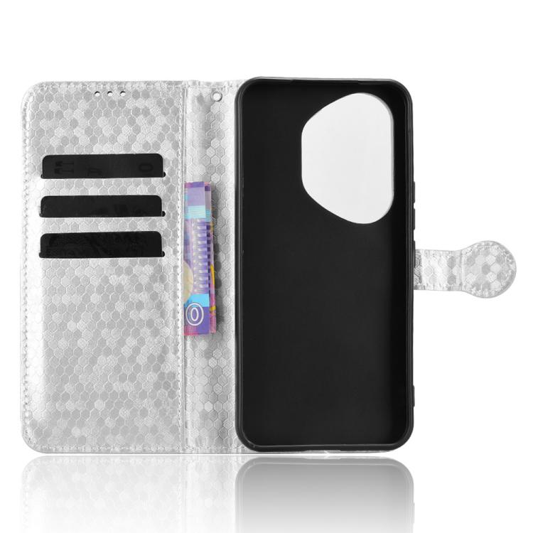 For Honor 400 Pro Global 160.8mm Honeycomb Dot Texture Leather Phone Case