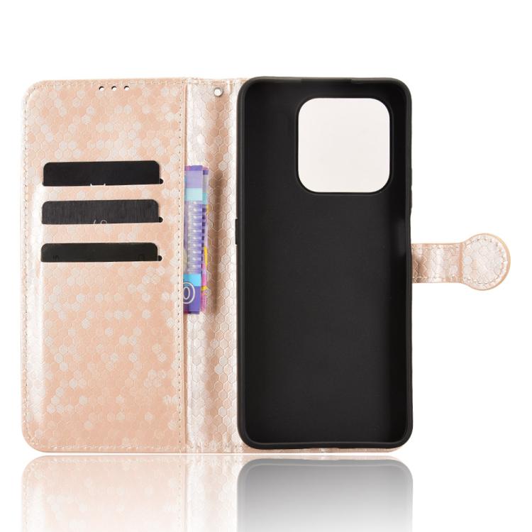 For Honor 400 Smart 5G Honeycomb Dot Texture Leather Phone Case