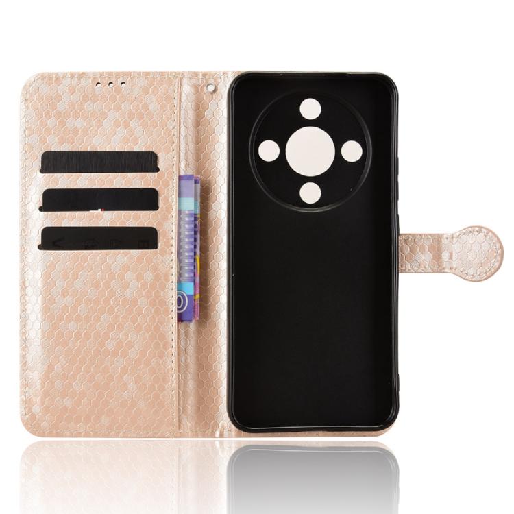 For Honor X70 5G / X9d 5G Honeycomb Dot Texture Leather Phone Case