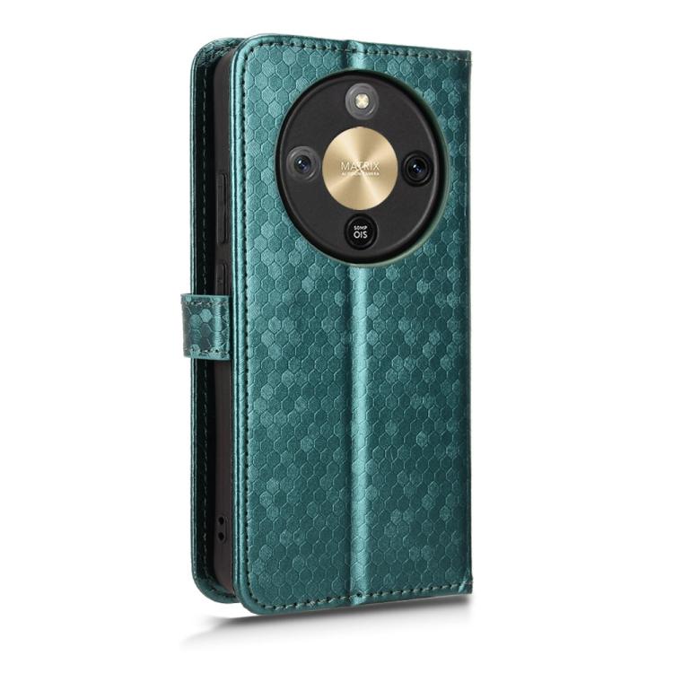For Honor X70 5G / X9d 5G Honeycomb Dot Texture Leather Phone Case