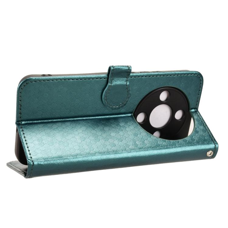 For Honor X70 5G / X9d 5G Honeycomb Dot Texture Leather Phone Case