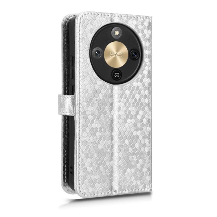 For Honor X70 5G / X9d 5G Honeycomb Dot Texture Leather Phone Case