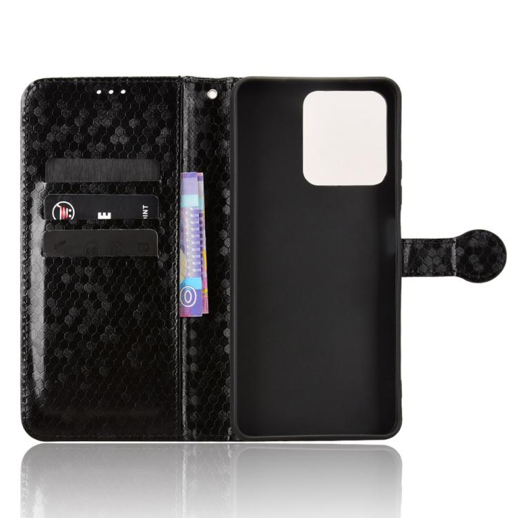 For Honor Play10 4G Honeycomb Dot Texture Leather Phone Case