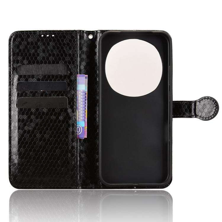For Honor Magic8 Honeycomb Dot Texture Leather Phone Case