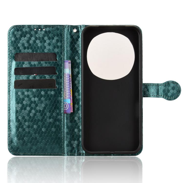 For Honor Magic8 Honeycomb Dot Texture Leather Phone Case