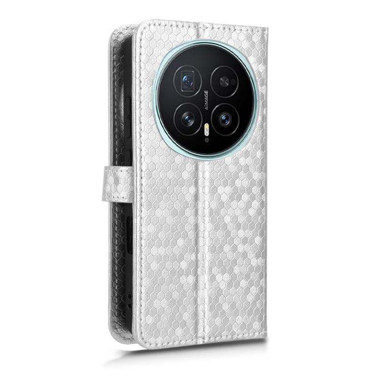 For Honor Magic8 Honeycomb Dot Texture Leather Phone Case
