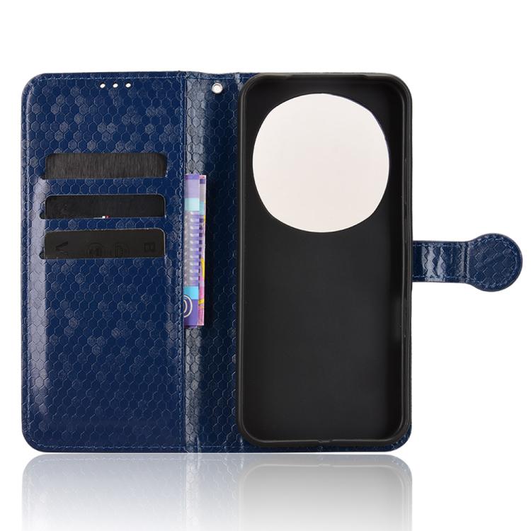 For Honor Magic8 Pro Honeycomb Dot Texture Leather Phone Case