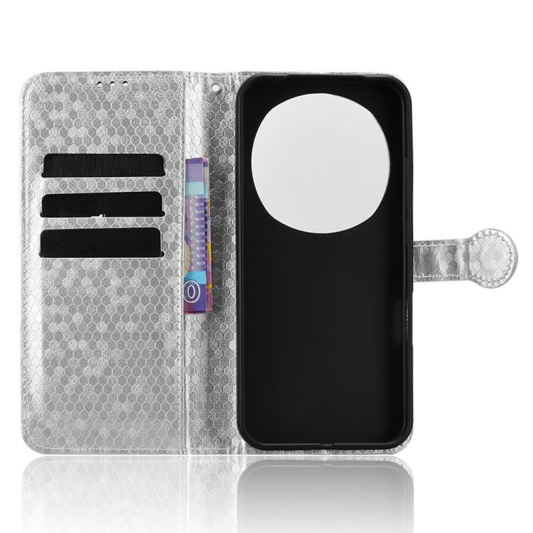 For Honor Magic8 Pro Honeycomb Dot Texture Leather Phone Case
