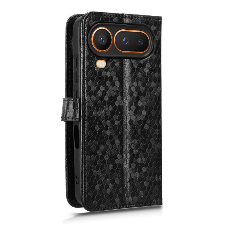 For Honor Magic8 Pro Air 5G Honeycomb Dot Texture Leather Phone Case