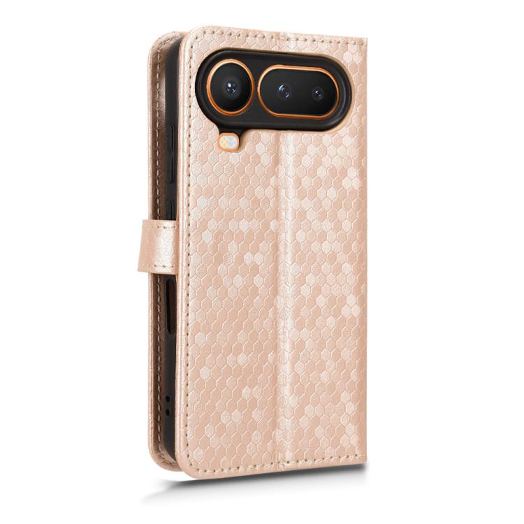 For Honor Magic8 Pro Air 5G Honeycomb Dot Texture Leather Phone Case