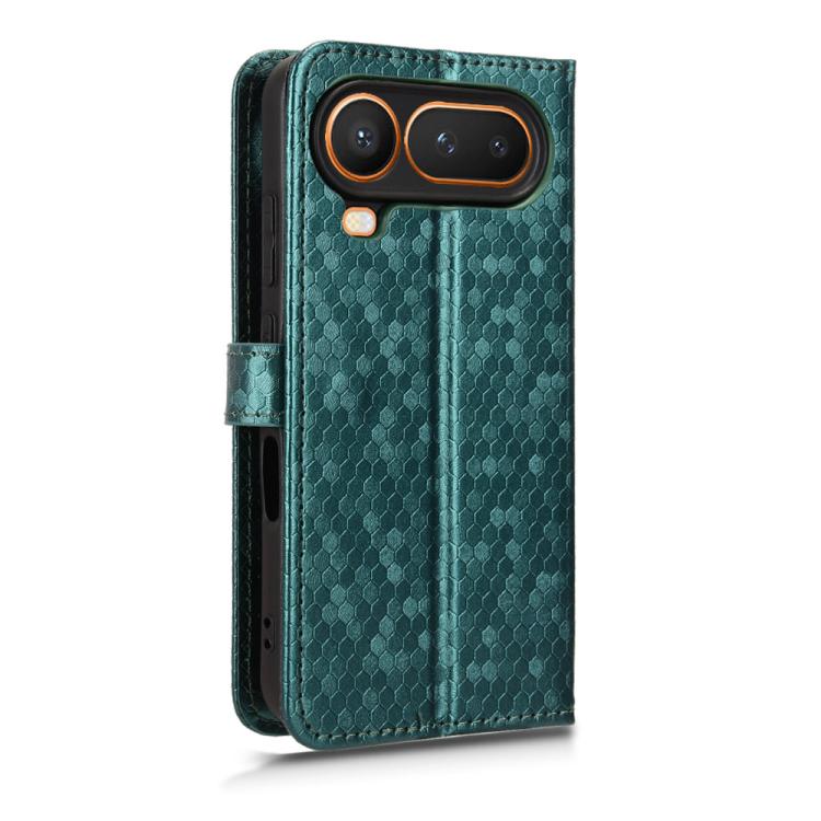 For Honor Magic8 Pro Air 5G Honeycomb Dot Texture Leather Phone Case