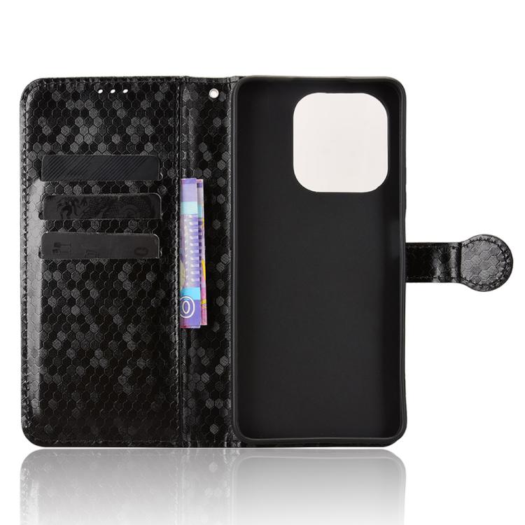 For Honor X8d 4G Honeycomb Dot Texture Leather Phone Case