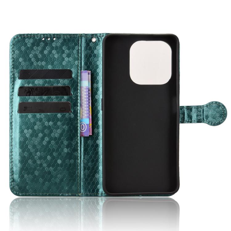 For Honor X8d 4G Honeycomb Dot Texture Leather Phone Case