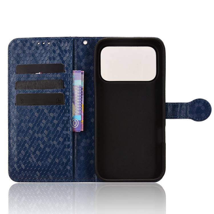 For Honor 600 / 600 Pro Global Honeycomb Dot Texture Leather Phone Case
