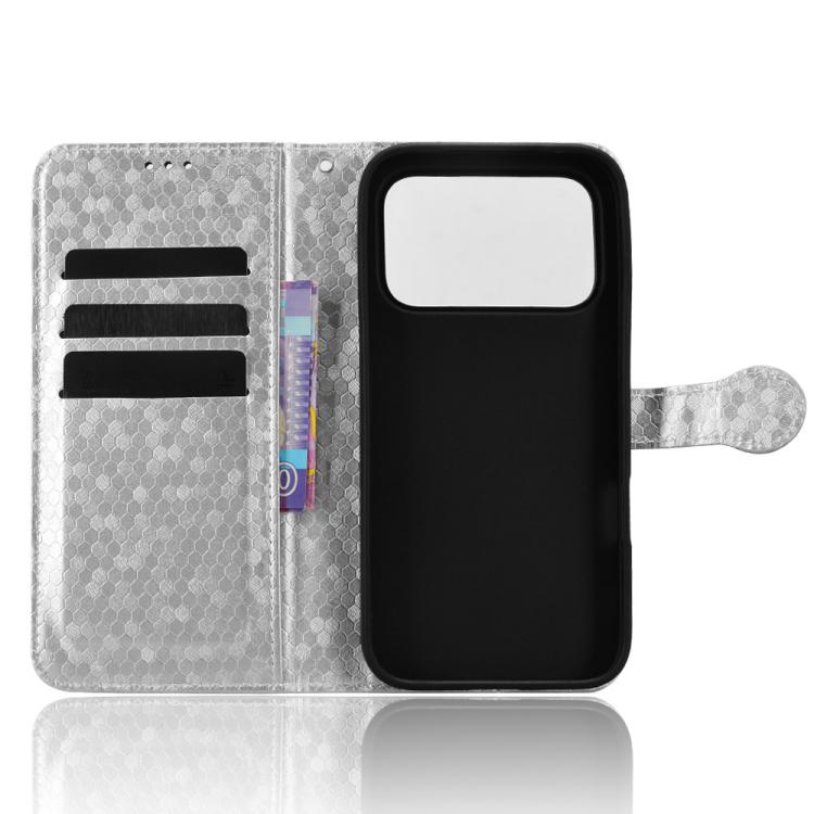 For Honor 600 / 600 Pro Global Honeycomb Dot Texture Leather Phone Case