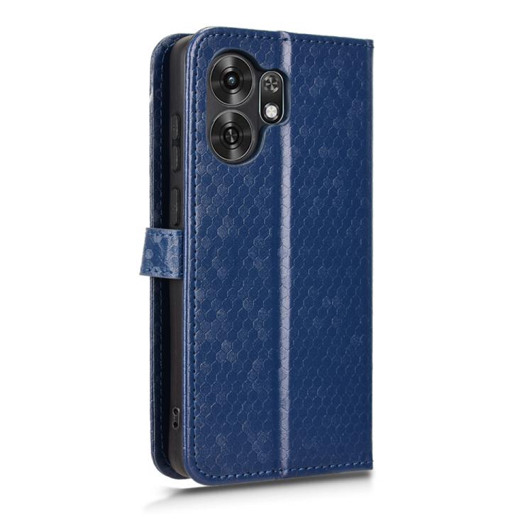 For Honor X6d / Play 60A 5G Honeycomb Dot Texture Leather Phone Case