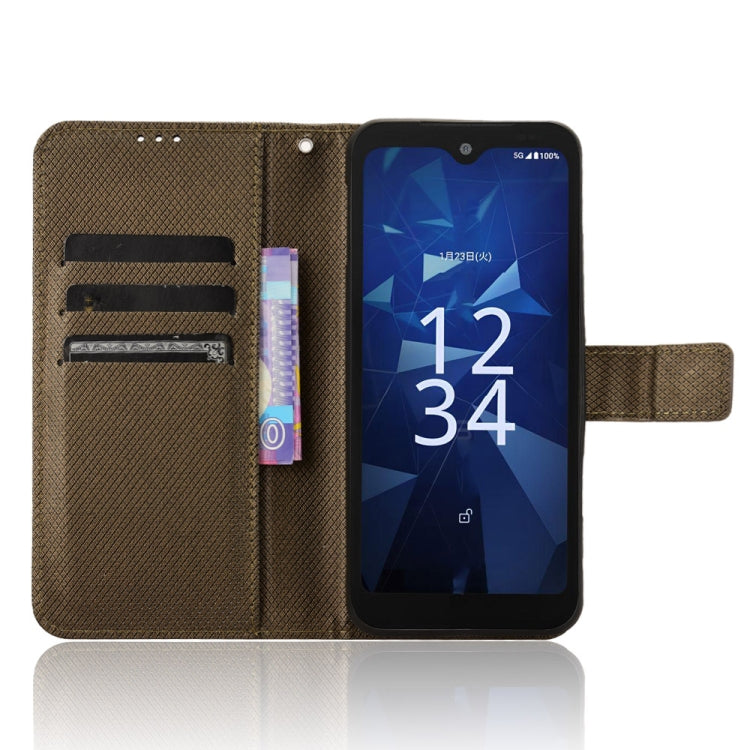 For Kyocera Digno SX4 Diamond Texture Leather Phone Case