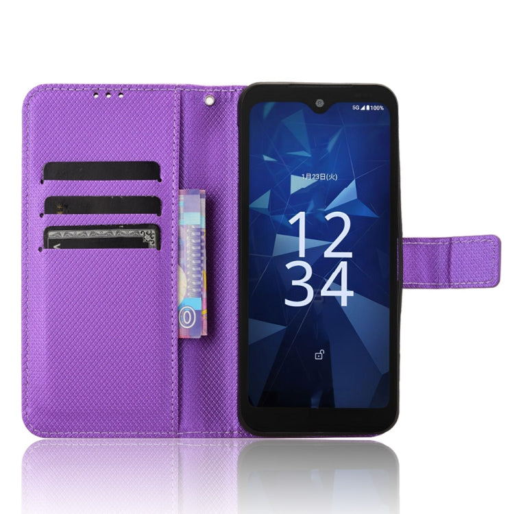 For Kyocera Digno SX4 Diamond Texture Leather Phone Case