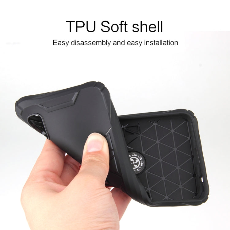 For Samsung Galaxy A10e Shockproof TPU Full Coverage Protective Case with 360 Degree Rotating Ring Holder