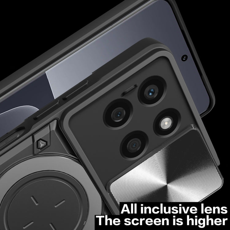 For Honor X8b CD Texture Sliding Camshield Magnetic Holder Phone Case