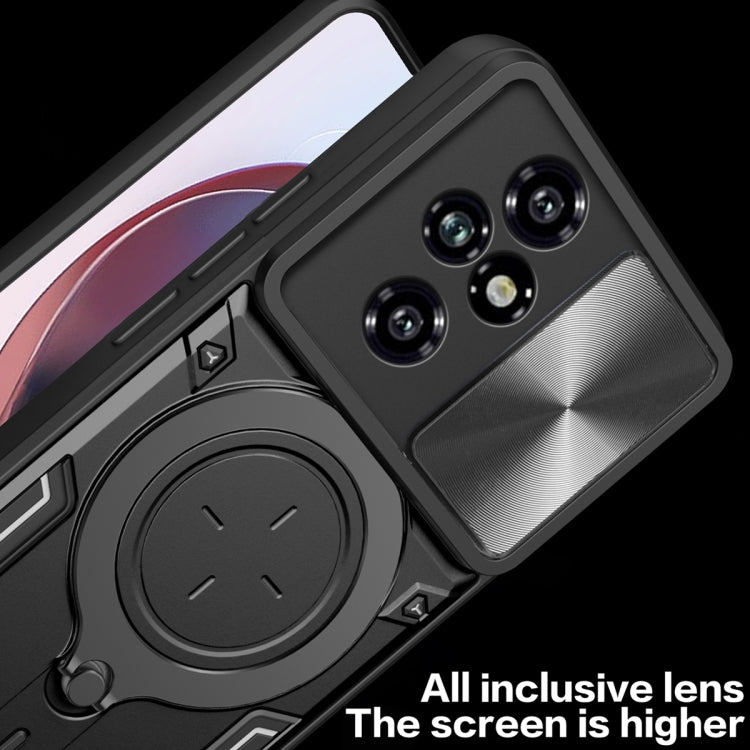 For Honor 200 CD Texture Sliding Camshield Magnetic Holder Phone Case