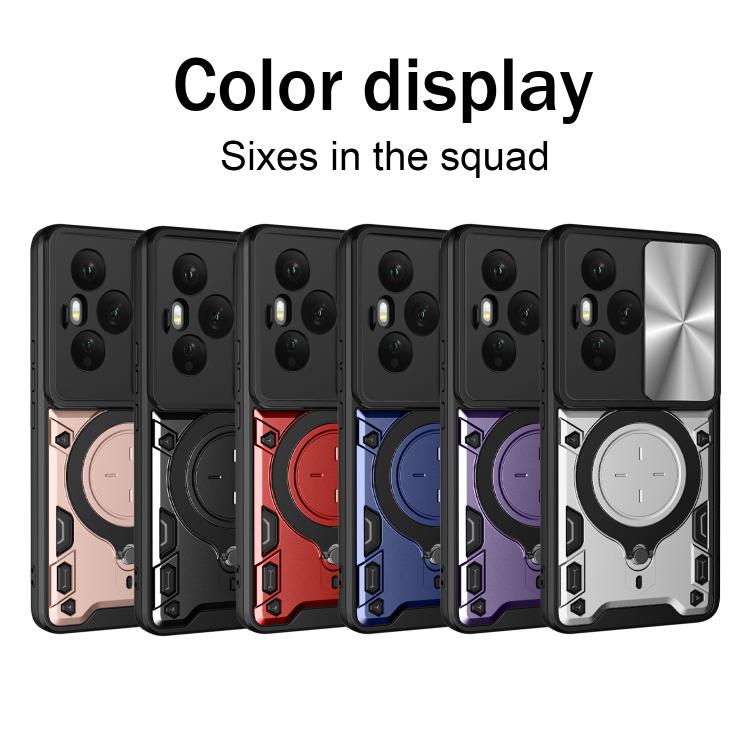 For Honor 400 Pro Global 160.8mm CD Texture Sliding Camshield Magnetic Holder Phone Case