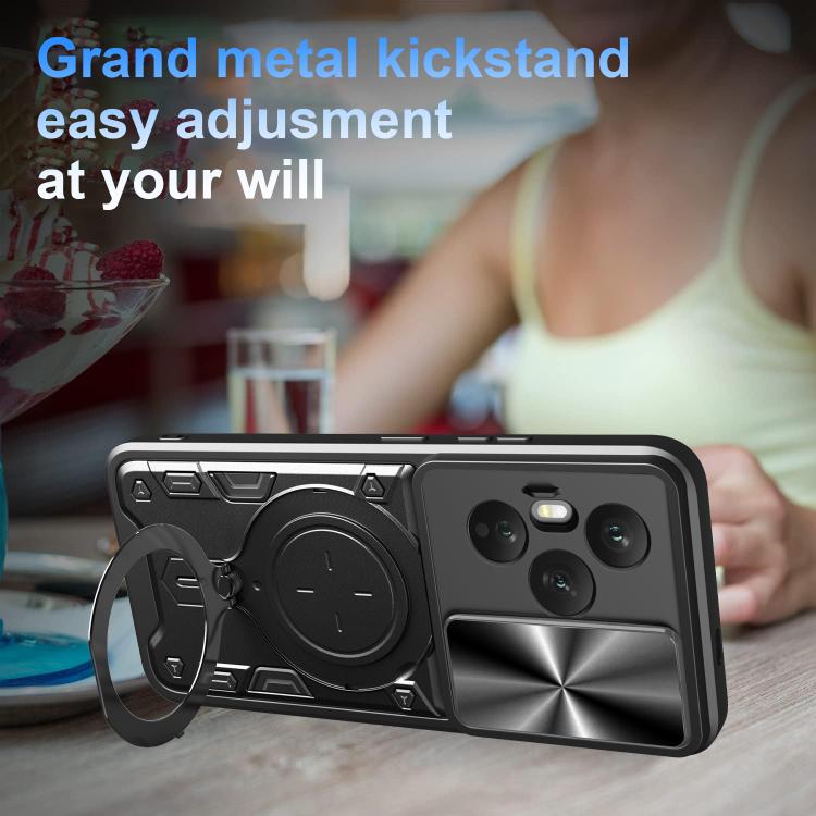 For Honor 400 Pro Global 160.8mm CD Texture Sliding Camshield Magnetic Holder Phone Case