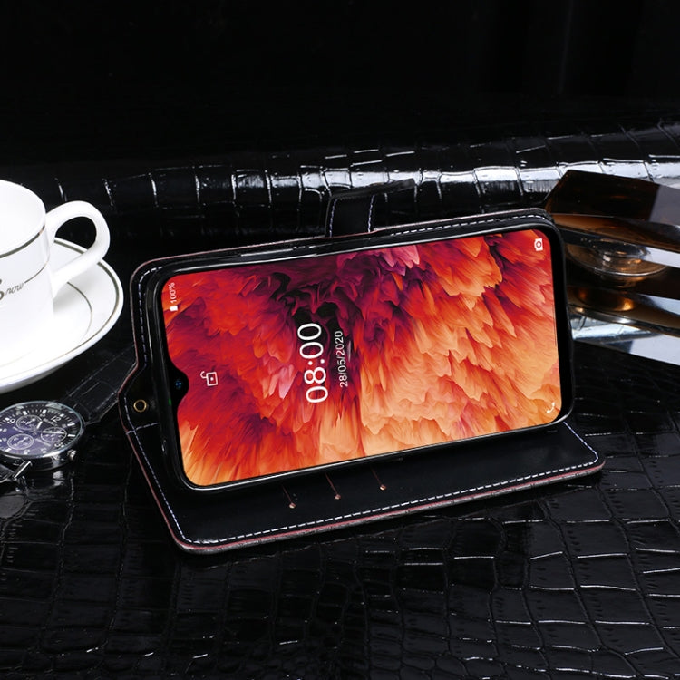 For Ulefone Note 8P idewei Crocodile Texture Horizontal Flip Leather Case with Holder & Card Slots & Wallet