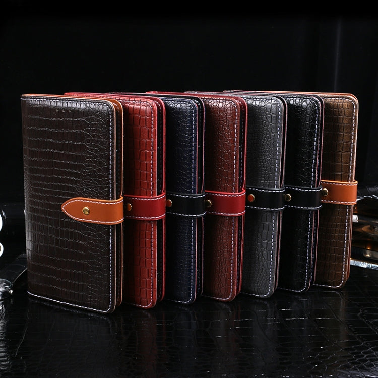 For Umidigi A3X idewei Crocodile Texture Horizontal Flip Leather Case with Holder & Card Slots & Wallet