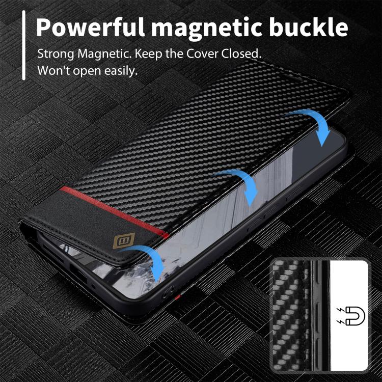 For Google Pixel 10 / 10 Pro LC.IMEEKE Carbon Fiber Leather Phone Case