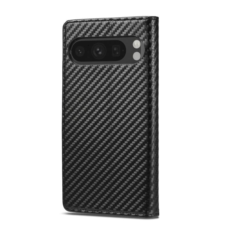For Google Pixel 10 Pro XL LC.IMEEKE Carbon Fiber Leather Phone Case