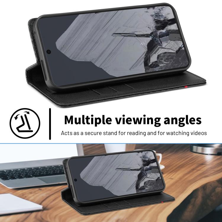 For Google Pixel 10 Pro XL LC.IMEEKE Carbon Fiber Leather Phone Case