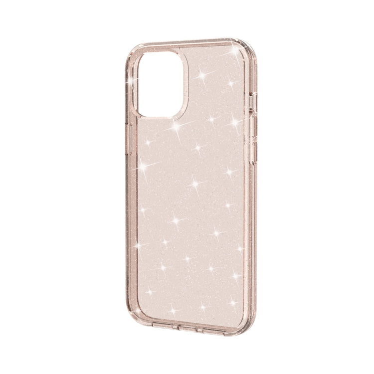 For iPhone 12 / 12 Pro Shockproof Terminator Style Glitter Powder Protective Case