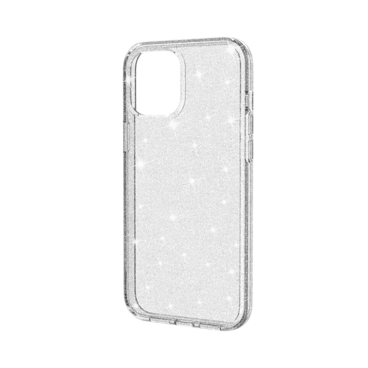 For iPhone 12 / 12 Pro Shockproof Terminator Style Glitter Powder Protective Case