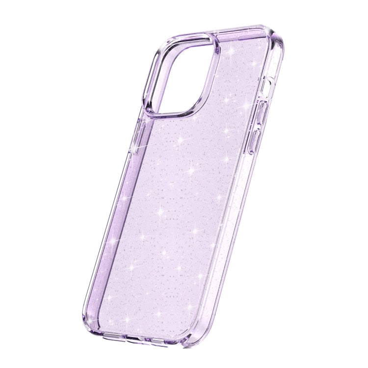 For iPhone 12 / 12 Pro Shockproof Terminator Style Glitter Powder Protective Case
