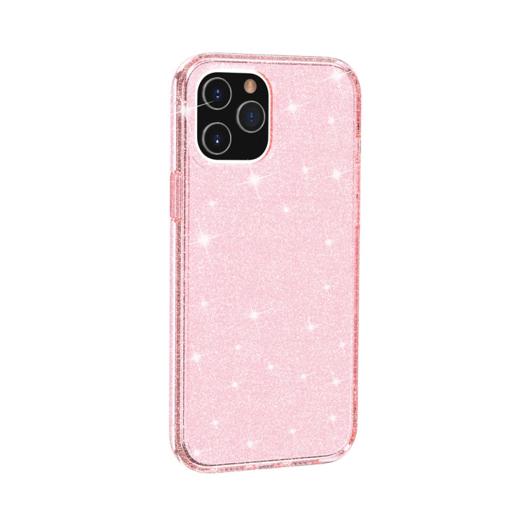 For iPhone 12 Pro Max Shockproof Terminator Style Glitter Powder Protective Case