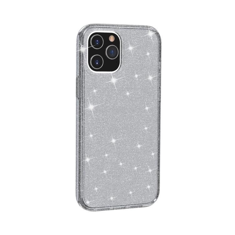 For iPhone 12 Pro Max Shockproof Terminator Style Glitter Powder Protective Case