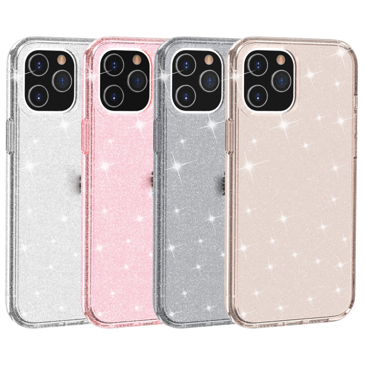 For iPhone 12 Pro Max Shockproof Terminator Style Glitter Powder Protective Case