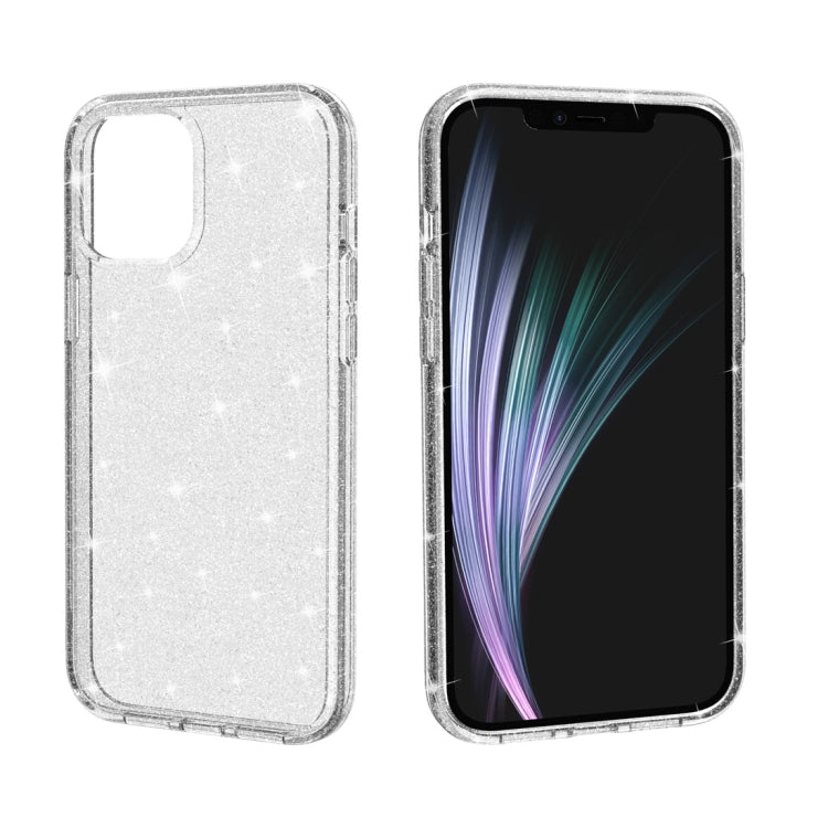 For iPhone 12 Pro Max Shockproof Terminator Style Glitter Powder Protective Case
