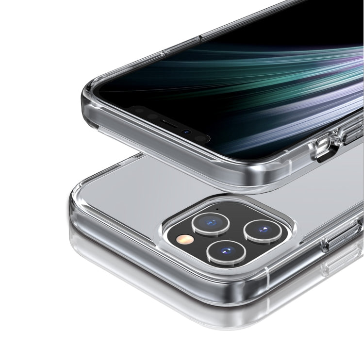 For iPhone 12 mini Shockproof Terminator Style Transparent Protective Case
