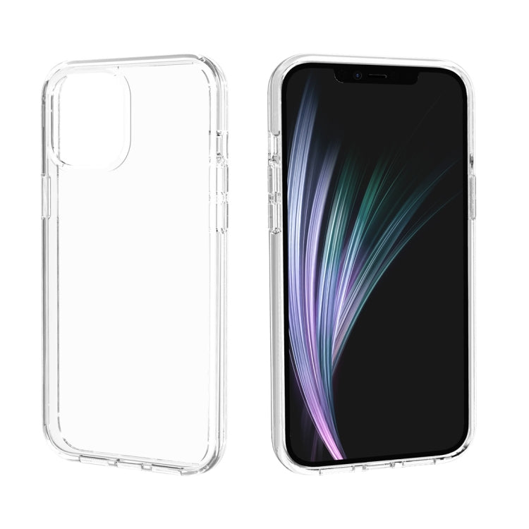 For iPhone 12 mini Shockproof Terminator Style Transparent Protective Case
