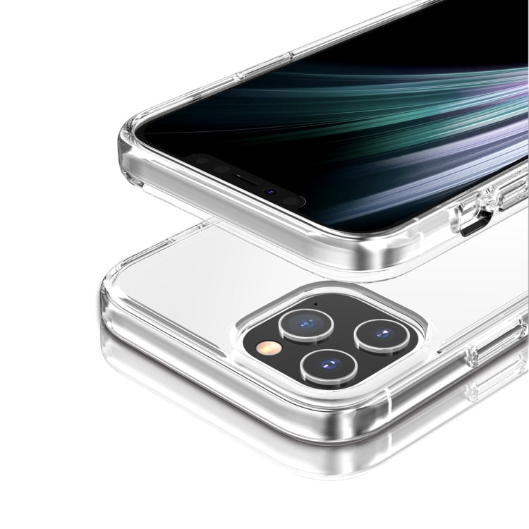 For iPhone 12 mini Shockproof Terminator Style Transparent Protective Case