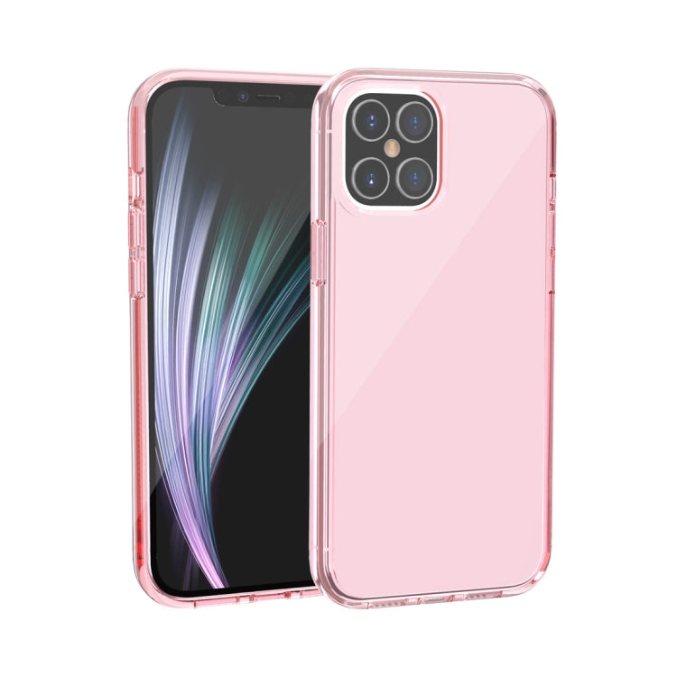 For iPhone 12 / 12 Pro Shockproof Terminator Style Transparent Protective Case
